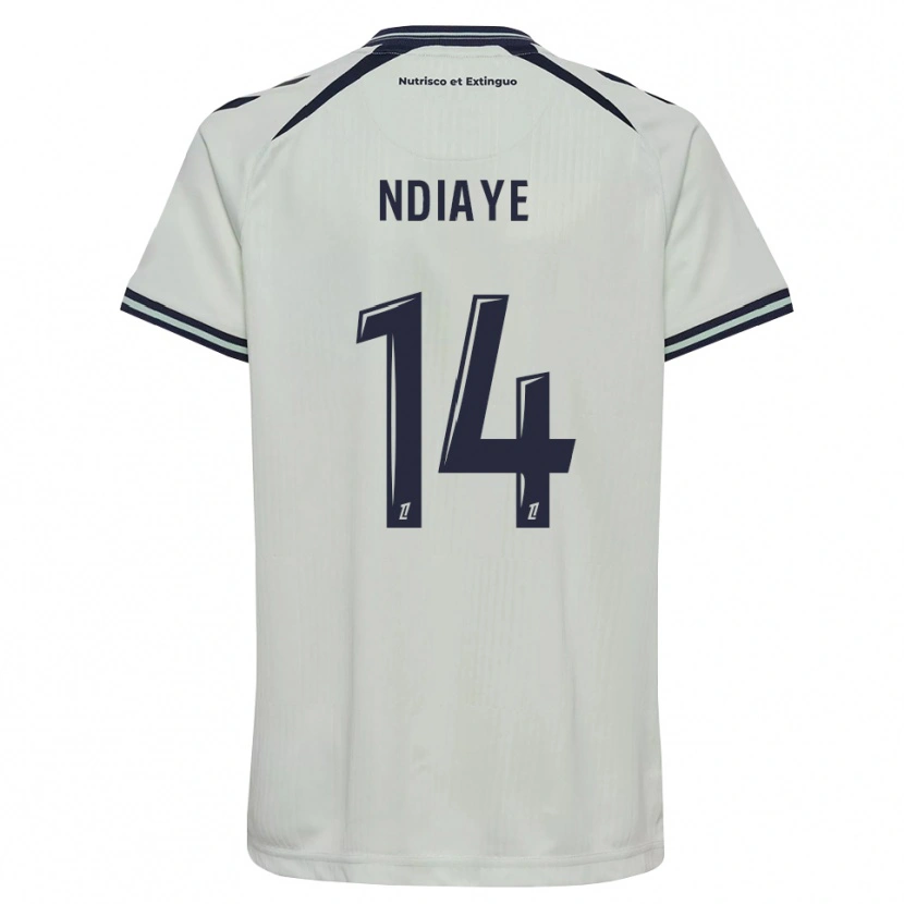Danxen Kinder Rassoul Ndiaye #14 Mitternachtsblau Weiß Auswärtstrikot Trikot 2026/27 T-Shirt