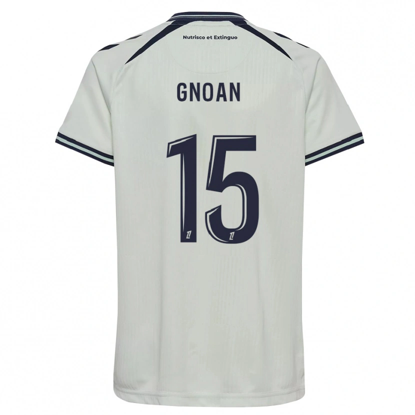 Danxen Kinder Ebroni Gnoan #15 Mitternachtsblau Weiß Auswärtstrikot Trikot 2026/27 T-Shirt