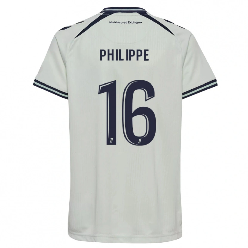 Danxen Kinder Laëtitia Philippe #16 Mitternachtsblau Weiß Auswärtstrikot Trikot 2026/27 T-Shirt