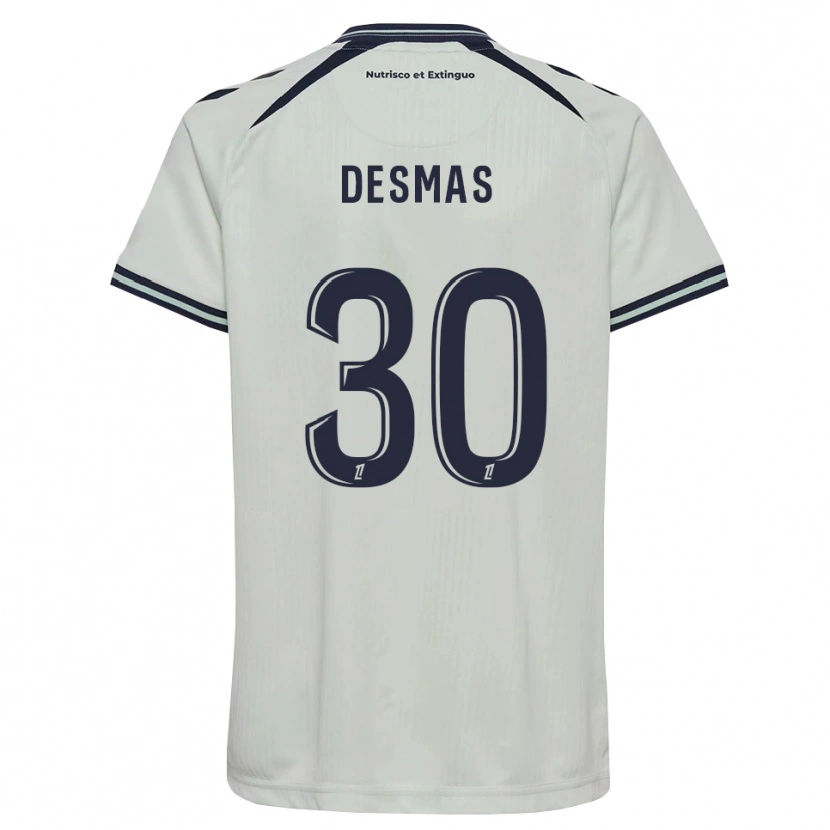 Danxen Kinder Arthur Desmas #30 Mitternachtsblau Weiß Auswärtstrikot Trikot 2026/27 T-Shirt