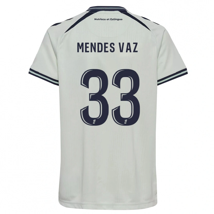 Danxen Kinder Hernâni Mendes Vaz #33 Mitternachtsblau Weiß Auswärtstrikot Trikot 2026/27 T-Shirt