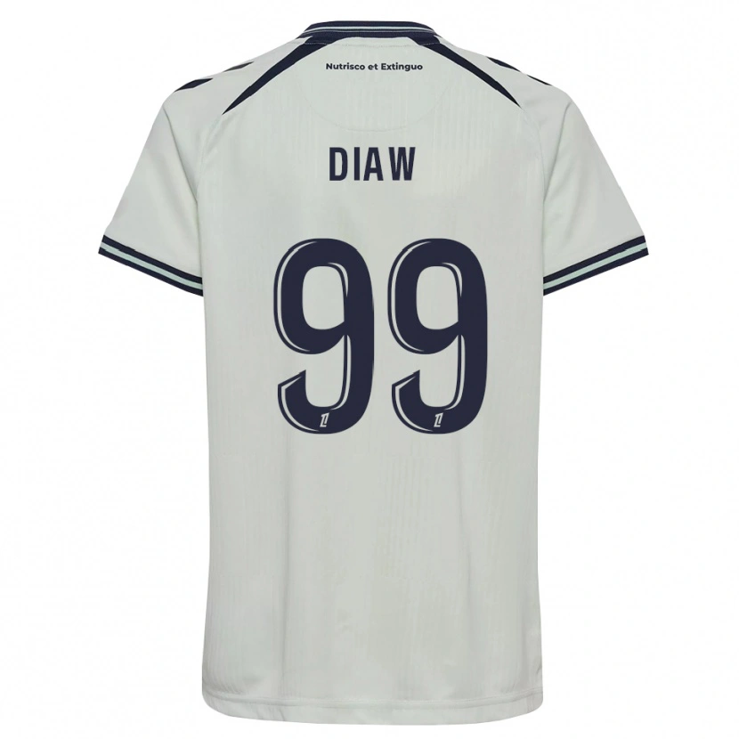 Danxen Kinder Mory Diaw #99 Mitternachtsblau Weiß Auswärtstrikot Trikot 2026/27 T-Shirt