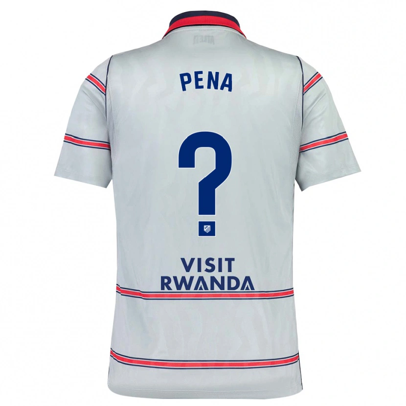 Danxen Kinder Hector Pena #0 Grau Rot Marineblau Ausweichtrikot Trikot 2026/27 T-Shirt