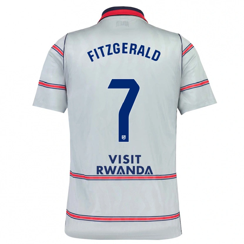 Danxen Kinder Daniel Fitzgerald #7 Grau Rot Marineblau Ausweichtrikot Trikot 2026/27 T-Shirt