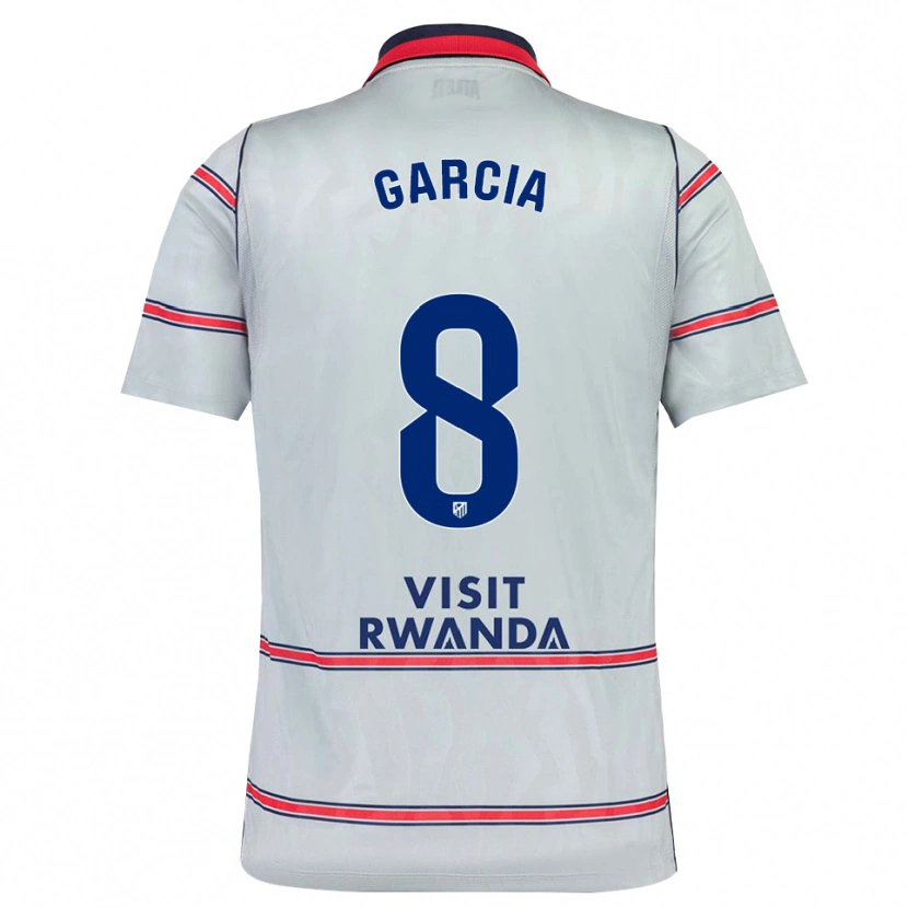 Danxen Kinder Gaby García #8 Grau Rot Marineblau Ausweichtrikot Trikot 2026/27 T-Shirt
