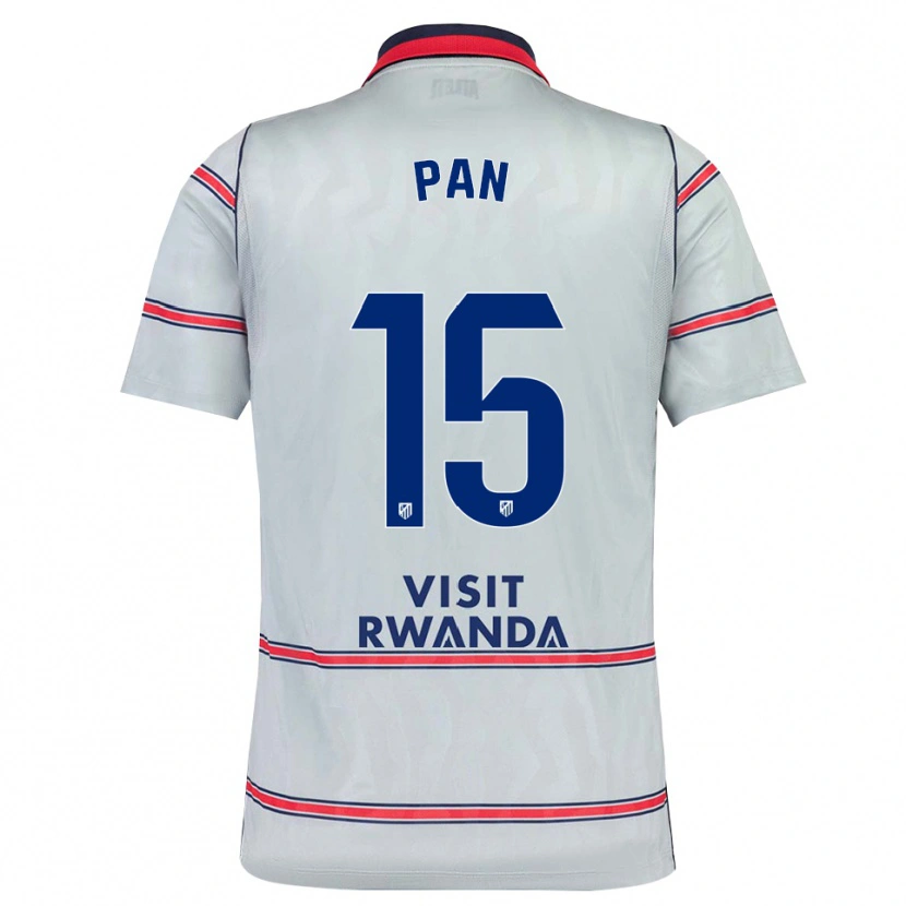Danxen Kinder Pablo Pan #15 Grau Rot Marineblau Ausweichtrikot Trikot 2026/27 T-Shirt