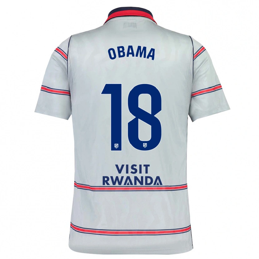 Danxen Kinder Gabriel Obama #18 Grau Rot Marineblau Ausweichtrikot Trikot 2026/27 T-Shirt