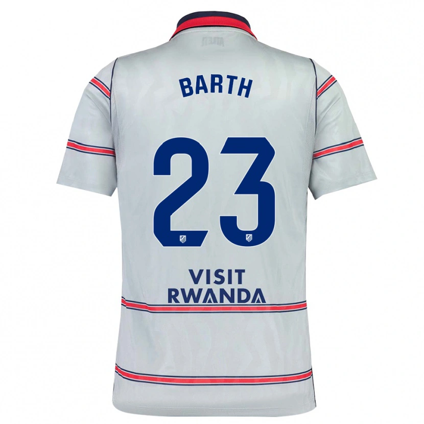 Danxen Kinder Merle Barth #23 Grau Rot Marineblau Ausweichtrikot Trikot 2026/27 T-Shirt