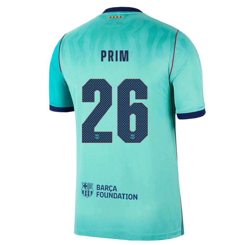 Danxen Kinder Pau Prim #26 Aqua Dunkeltürkis Königsblau Ausweichtrikot Trikot 2026/27 T-Shirt