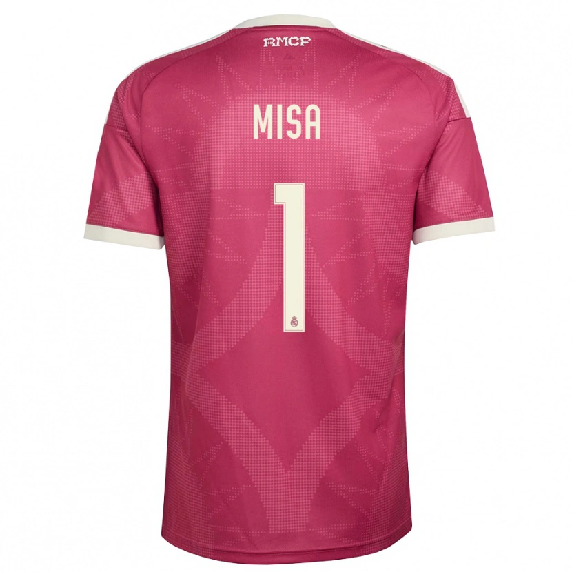 Danxen Kinder Misa Rodríguez #1 Blassviolett Rot Weiß Ausweichtrikot Trikot 2026/27 T-Shirt