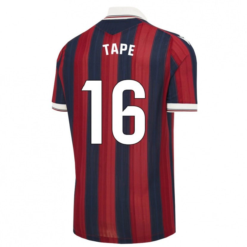 Danxen Kinder Axel Tape #16 Mitternachtsblau Rot Heimtrikot Trikot 2026/27 T-Shirt
