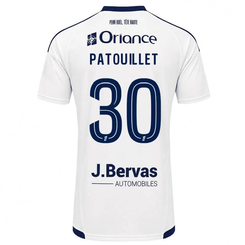 Danxen Kinder Mathieu Patouillet #30 Marineweiß Auswärtstrikot Trikot 2026/27 T-Shirt