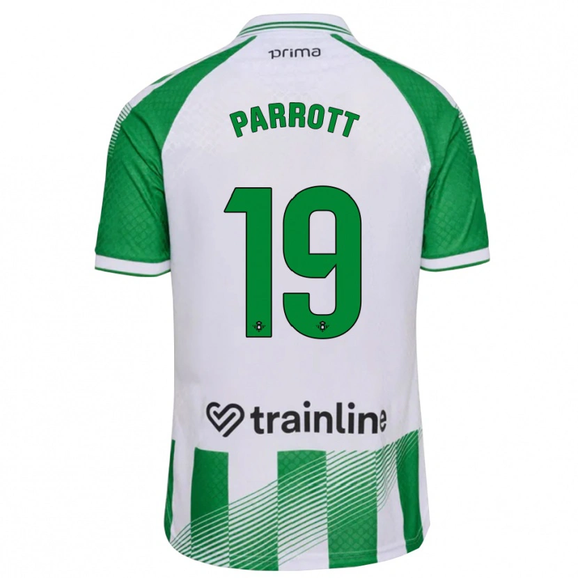 Danxen Herren Troy Parrott #19 Hellgrün Schwarz Weiß Heimtrikot Trikot 2026/27 T-Shirt