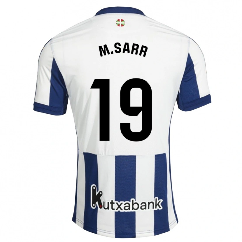 Danxen Herren Mamadou Sarr #19 Marineweiß Goldrute Heimtrikot Trikot 2026/27 T-Shirt