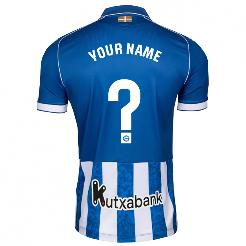 Danxen Herren Ihren Namen #0 Blau Weiß Schwarz Heimtrikot Trikot 2026/27 T-Shirt