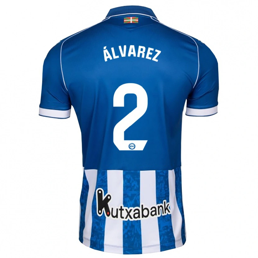 Danxen Herren Joseda Álvarez #2 Blau Weiß Schwarz Heimtrikot Trikot 2026/27 T-Shirt