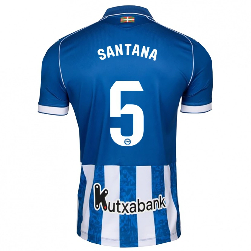 Danxen Herren Vanesa Santana #5 Blau Weiß Schwarz Heimtrikot Trikot 2026/27 T-Shirt