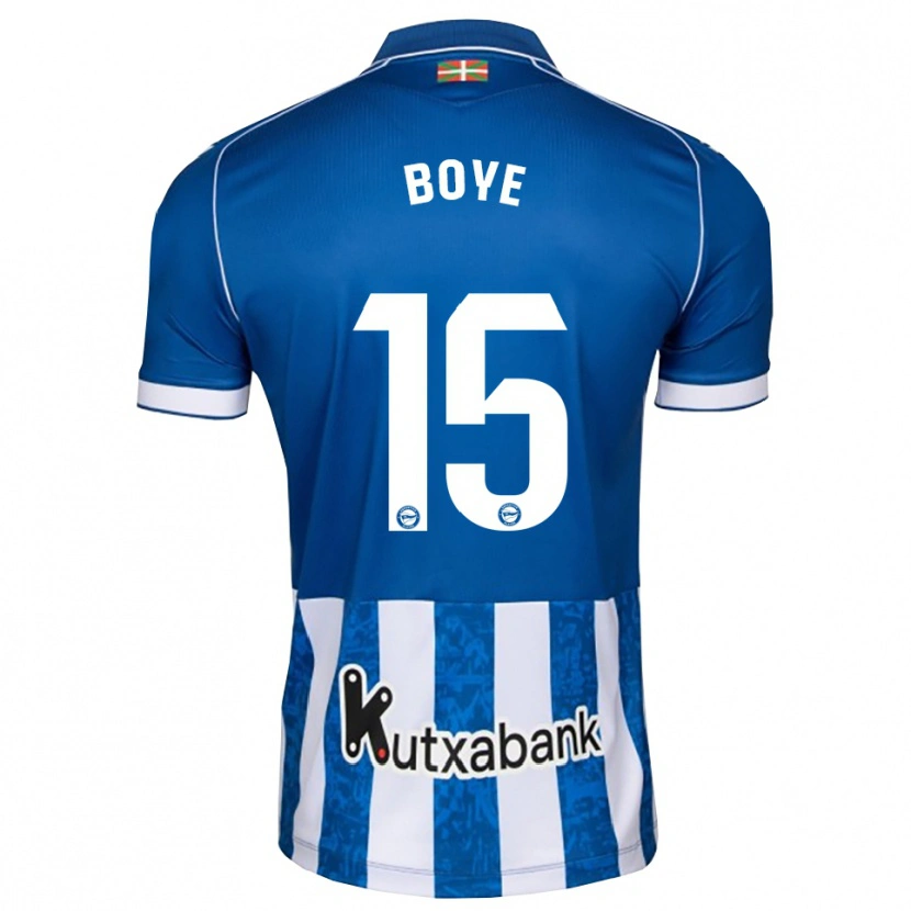 Danxen Herren Lucas Boyé #15 Blau Weiß Schwarz Heimtrikot Trikot 2026/27 T-Shirt