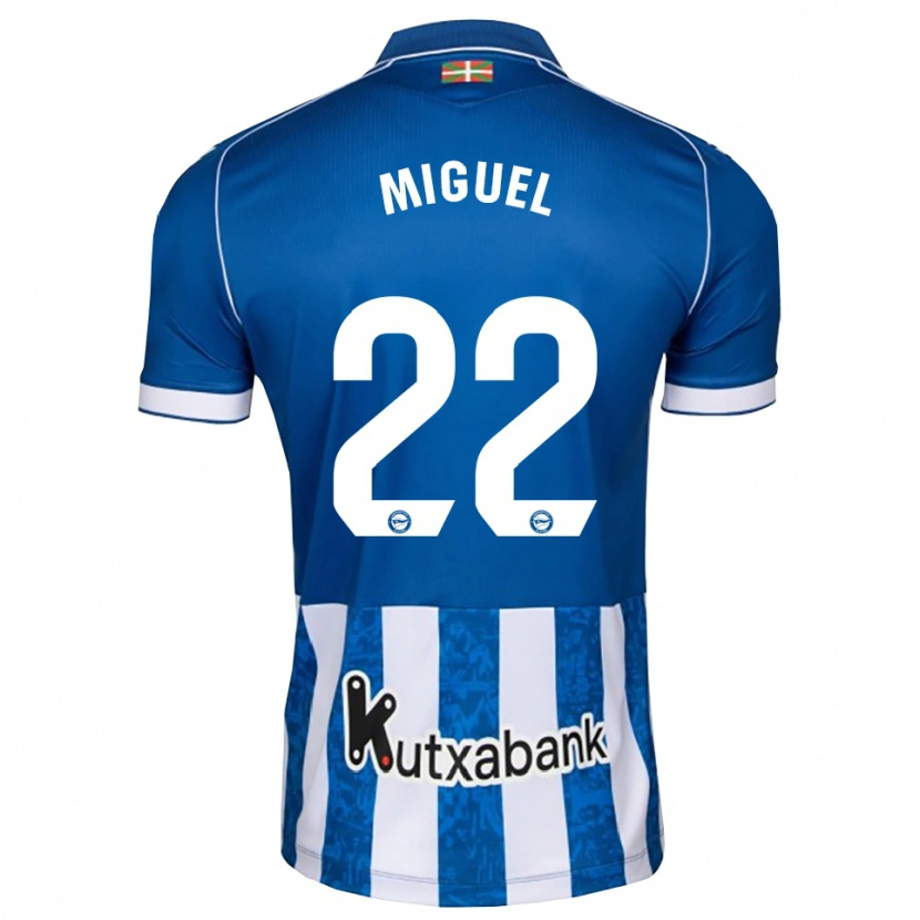 Danxen Herren Miguel Rodríguez #22 Blau Weiß Schwarz Heimtrikot Trikot 2026/27 T-Shirt