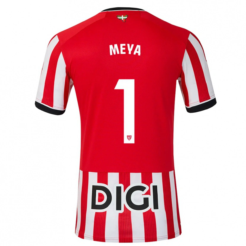 Danxen Herren Aina Meya Bellot #1 Rot Schwarz Weiß Heimtrikot Trikot 2026/27 T-Shirt