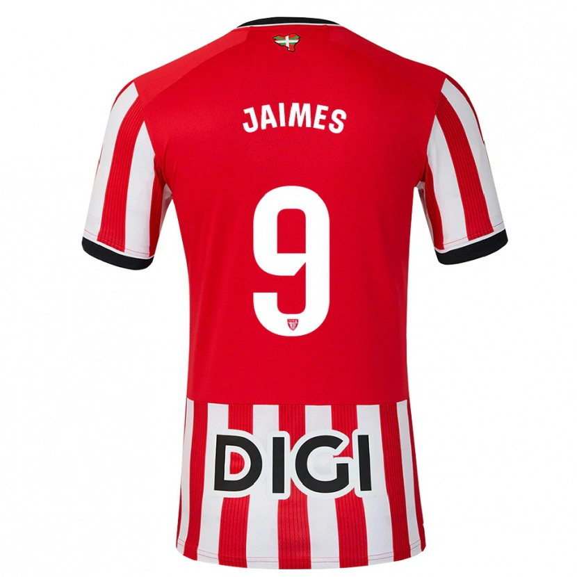 Danxen Herren Andrés Jaimes #9 Rot Schwarz Weiß Heimtrikot Trikot 2026/27 T-Shirt