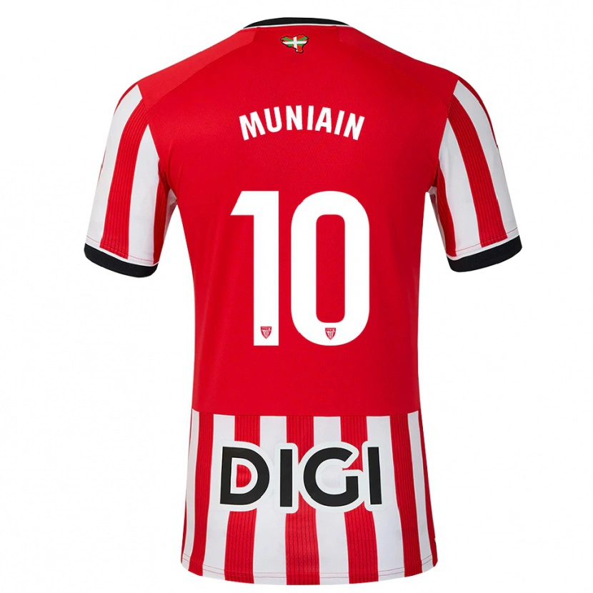 Danxen Herren Iker Muniain #10 Rot Schwarz Weiß Heimtrikot Trikot 2026/27 T-Shirt