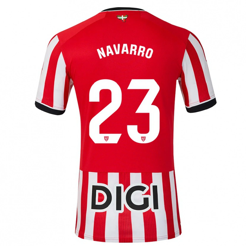 Danxen Herren Robert Navarro #23 Rot Schwarz Weiß Heimtrikot Trikot 2026/27 T-Shirt