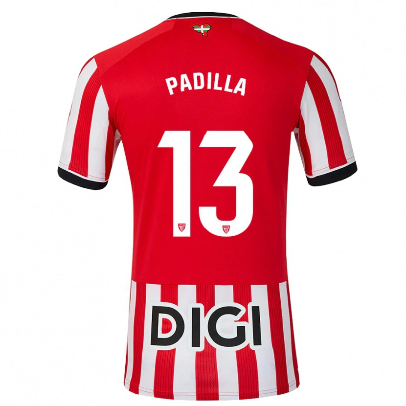 Danxen Herren Álex Padilla #13 Rot Schwarz Weiß Heimtrikot Trikot 2026/27 T-Shirt