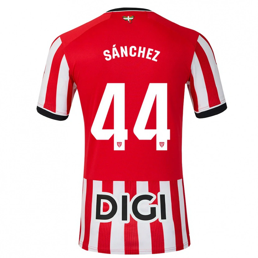 Danxen Herren Selton Sánchez #44 Rot Schwarz Weiß Heimtrikot Trikot 2026/27 T-Shirt
