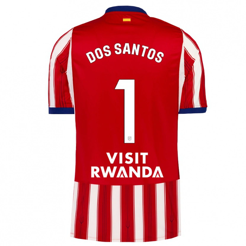 Danxen Herren Alex Dos Santos #1 Königsblau Rot Weiß Heimtrikot Trikot 2026/27 T-Shirt