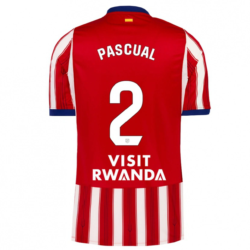 Danxen Herren Martin Pascual #2 Königsblau Rot Weiß Heimtrikot Trikot 2026/27 T-Shirt