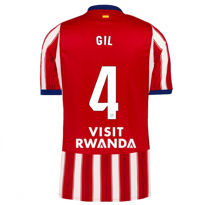 Danxen Herren Miguel Gil #4 Königsblau Rot Weiß Heimtrikot Trikot 2026/27 T-Shirt
