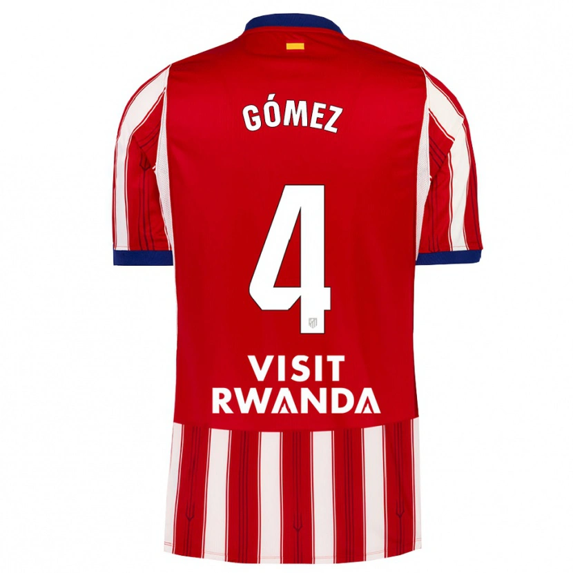 Danxen Herren Mariano Gómez #4 Königsblau Rot Weiß Heimtrikot Trikot 2026/27 T-Shirt