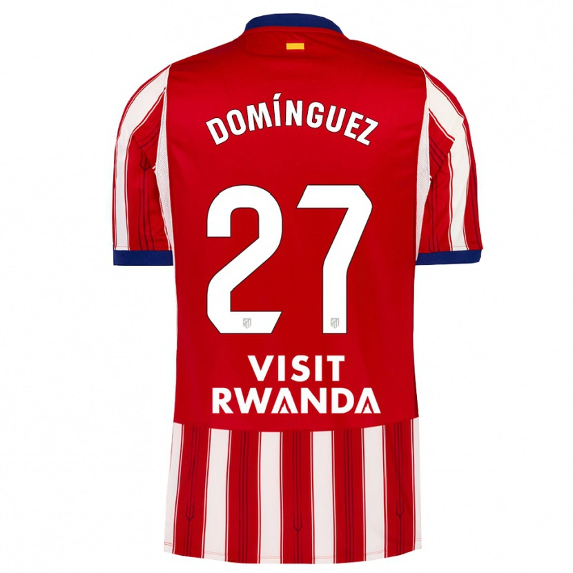 Danxen Herren Jorge Domínguez #27 Königsblau Rot Weiß Heimtrikot Trikot 2026/27 T-Shirt