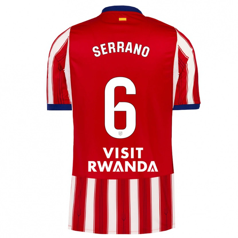 Danxen Herren Javi Serrano #6 Königsblau Rot Weiß Heimtrikot Trikot 2026/27 T-Shirt