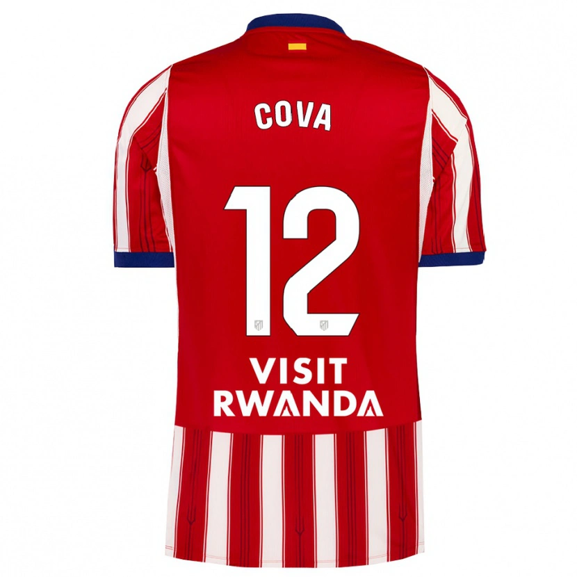 Danxen Herren Adrian Cova #12 Königsblau Rot Weiß Heimtrikot Trikot 2026/27 T-Shirt
