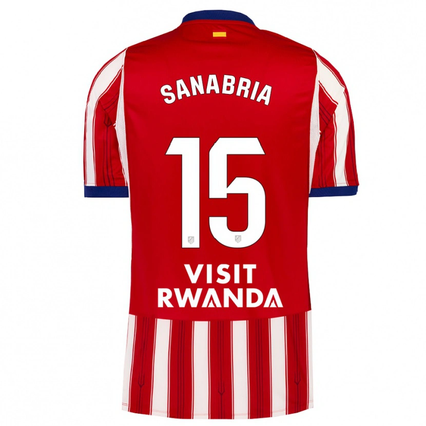 Danxen Herren Juan Sanabria #15 Königsblau Rot Weiß Heimtrikot Trikot 2026/27 T-Shirt
