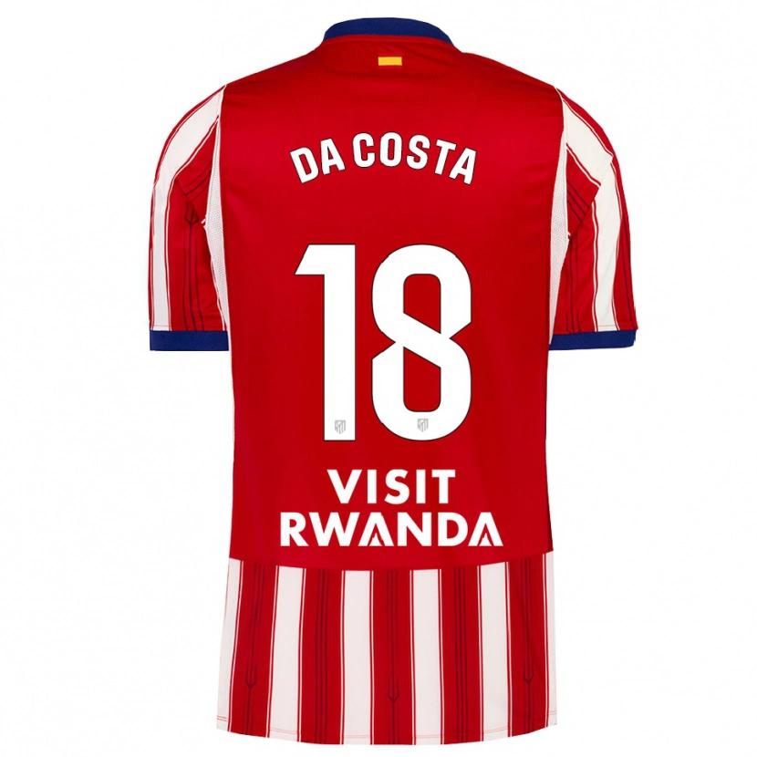 Danxen Herren Mario Da Costa #18 Königsblau Rot Weiß Heimtrikot Trikot 2026/27 T-Shirt