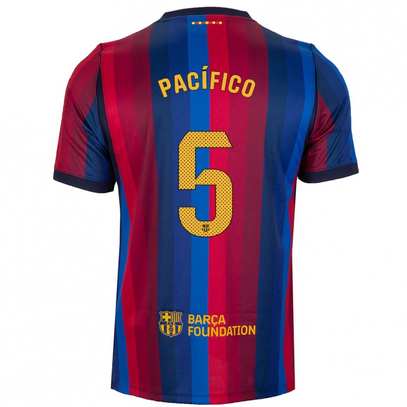 Danxen Herren Patricio Pacífico #5 Königsblau Rot Gelb Heimtrikot Trikot 2026/27 T-Shirt