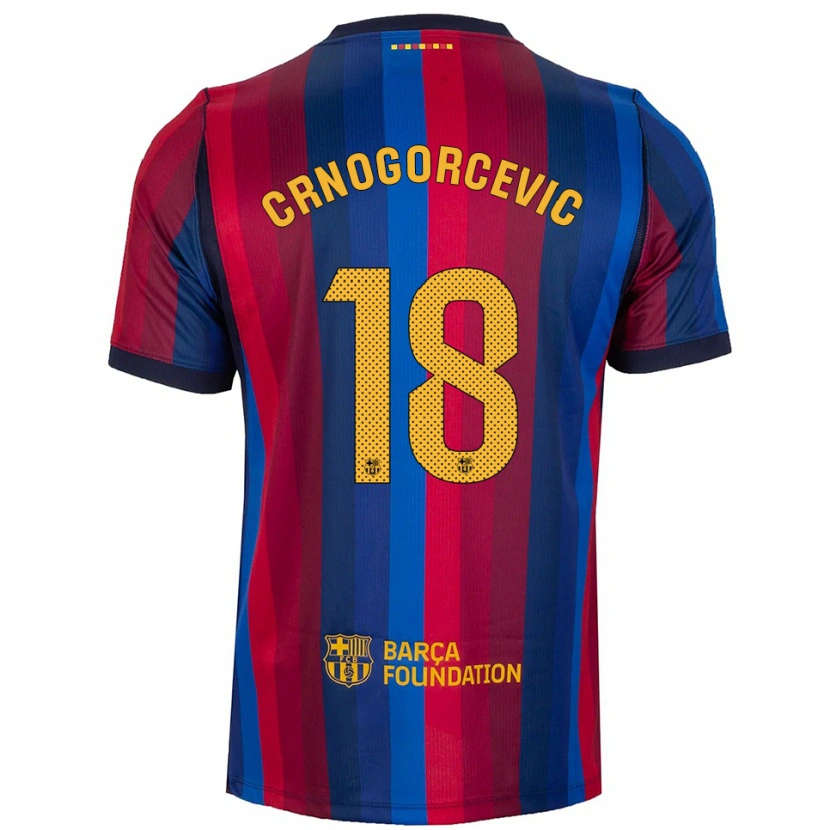 Danxen Herren Ana-Maria Crnogorcevic #18 Königsblau Rot Gelb Heimtrikot Trikot 2026/27 T-Shirt
