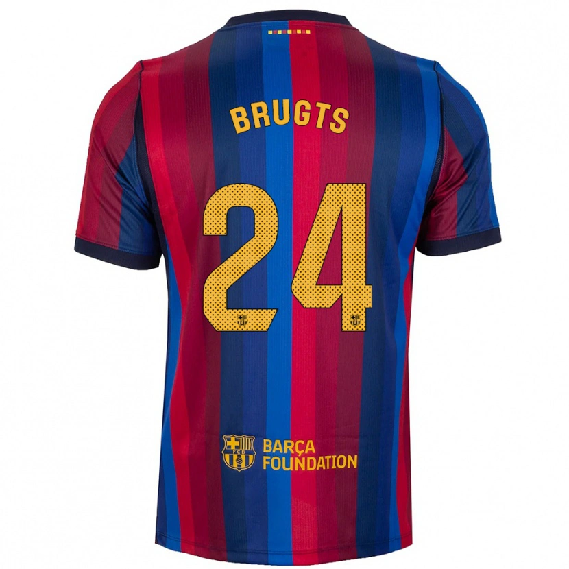 Danxen Herren Esmee Brugts #24 Königsblau Rot Gelb Heimtrikot Trikot 2026/27 T-Shirt