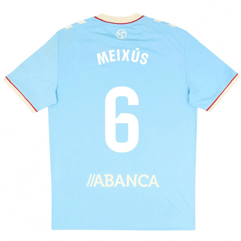 Danxen Herren Pablo Meixús #6 Himmelblau Weiß Rot Heimtrikot Trikot 2026/27 T-Shirt
