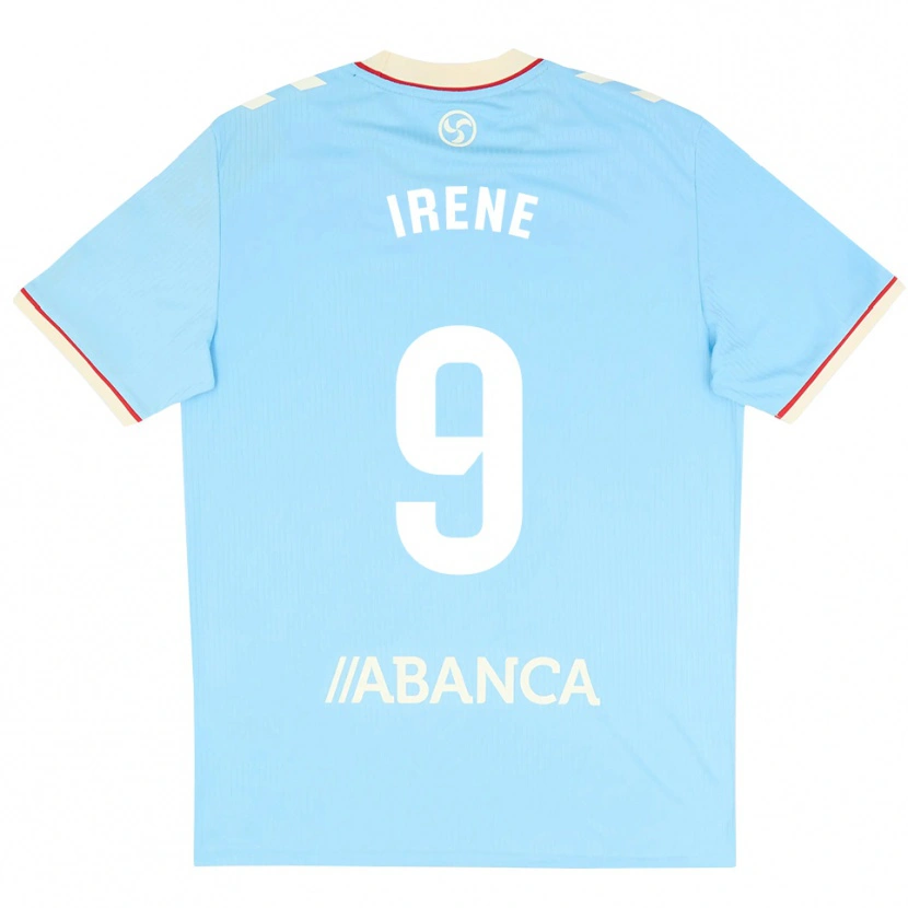Danxen Herren Irene Fernández #9 Himmelblau Weiß Rot Heimtrikot Trikot 2026/27 T-Shirt