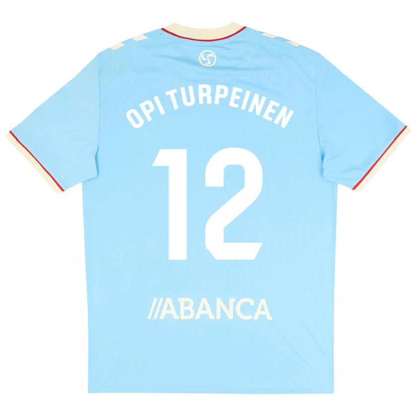 Danxen Herren Aslak Opi Turpeinen #12 Himmelblau Weiß Rot Heimtrikot Trikot 2026/27 T-Shirt