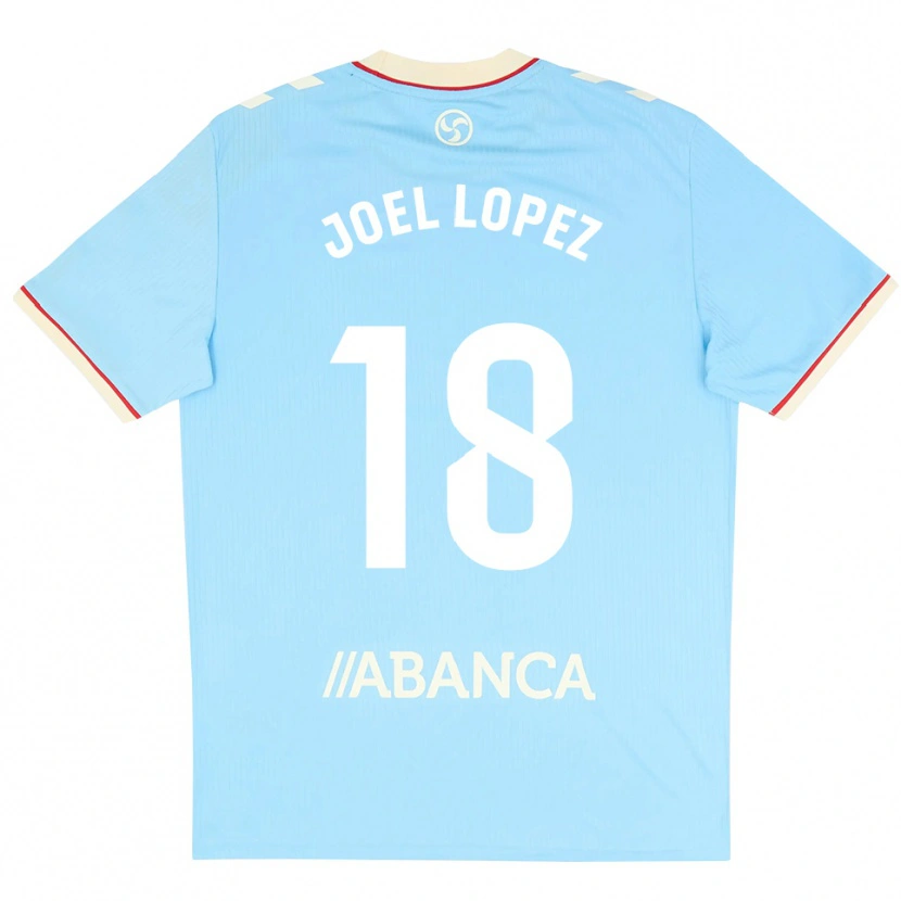 Danxen Herren Joel López #18 Himmelblau Weiß Rot Heimtrikot Trikot 2026/27 T-Shirt