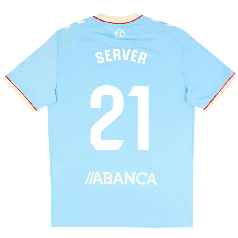 Danxen Herren Izan Server #21 Himmelblau Weiß Rot Heimtrikot Trikot 2026/27 T-Shirt