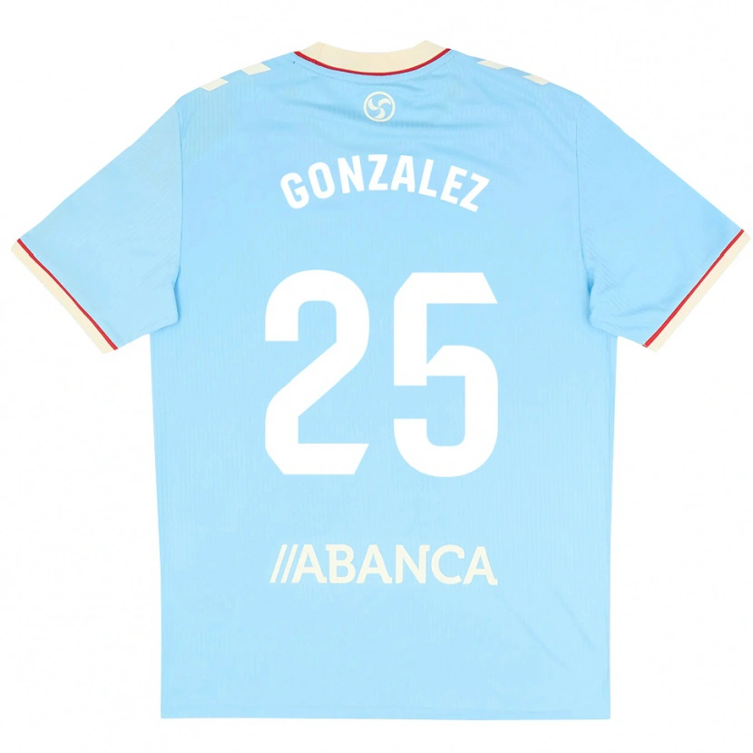 Danxen Herren Marcos González #25 Himmelblau Weiß Rot Heimtrikot Trikot 2026/27 T-Shirt
