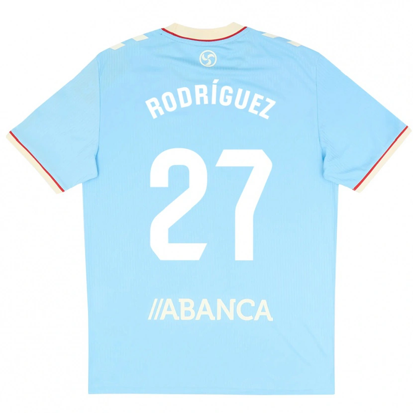 Danxen Herren Noah Rodríguez #27 Himmelblau Weiß Rot Heimtrikot Trikot 2026/27 T-Shirt