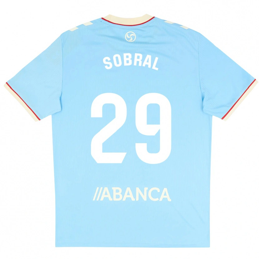 Danxen Herren Mateo Sobral #29 Himmelblau Weiß Rot Heimtrikot Trikot 2026/27 T-Shirt