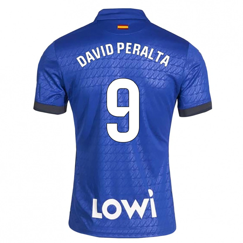 Danxen Herren Juan David Peralta #9 Blau Weiß Schwarz Heimtrikot Trikot 2026/27 T-Shirt